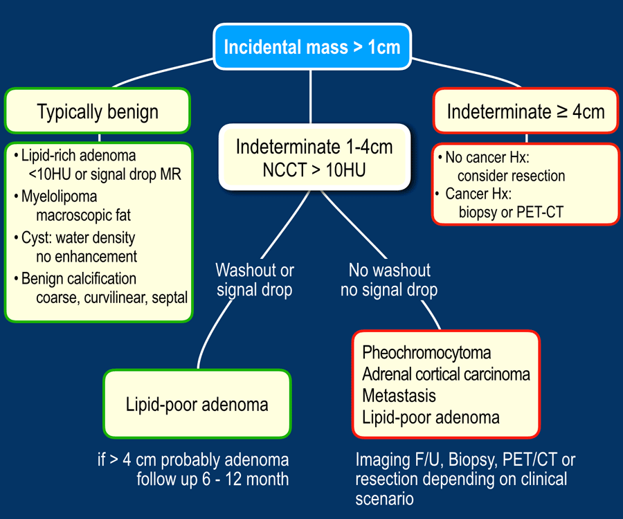 most common incidental finding