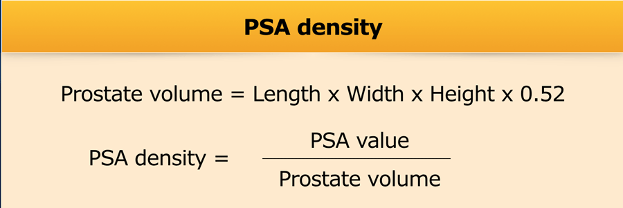 psa density calculator)